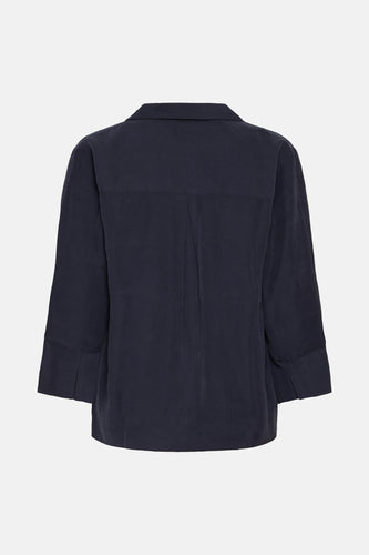 Blouse à manches longues - bleu