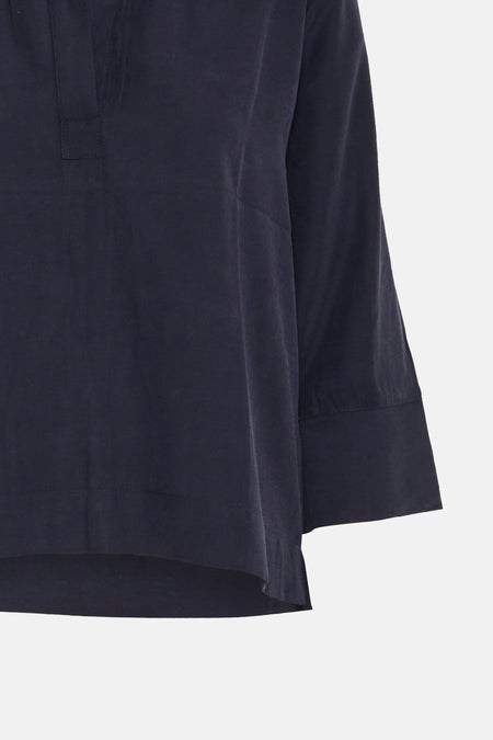 Blouse à manches longues - bleu