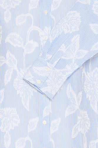 Chemise à manches longues - bleu - Fransa®