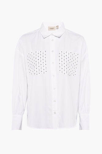 Chemise à manches longues - blanc