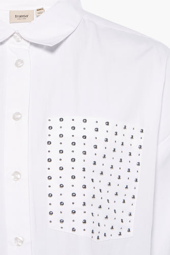 Chemise à manches longues - blanc - Fransa®