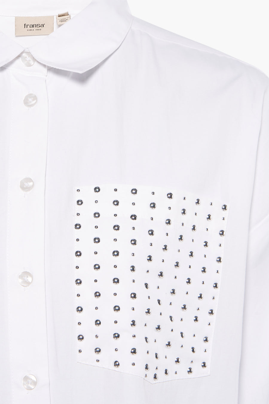 Chemise à manches longues - blanc - Fransa®