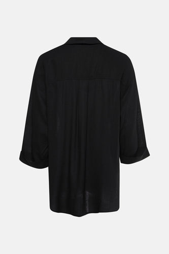 Chemise à manches longues - noir - Fransa®