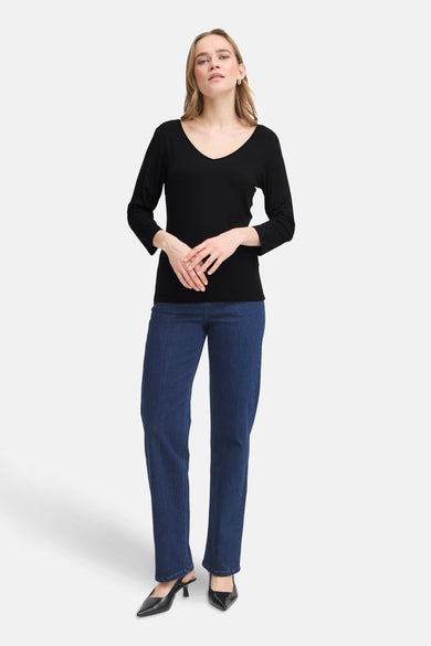 T-shirt à manches longues - noir