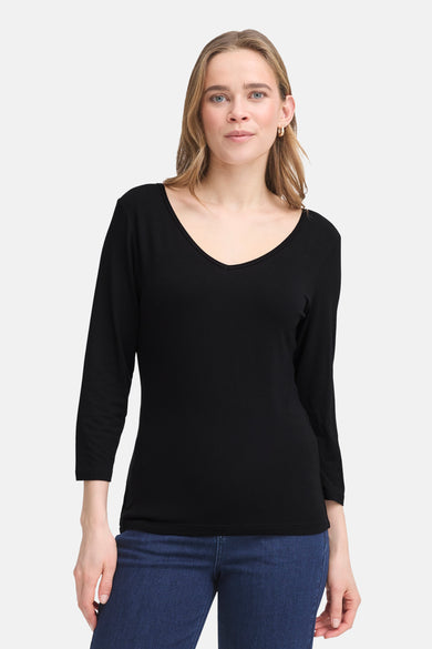 T-shirt à manches longues - noir