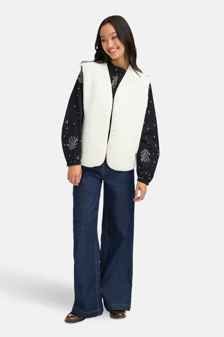 Gilet - écru