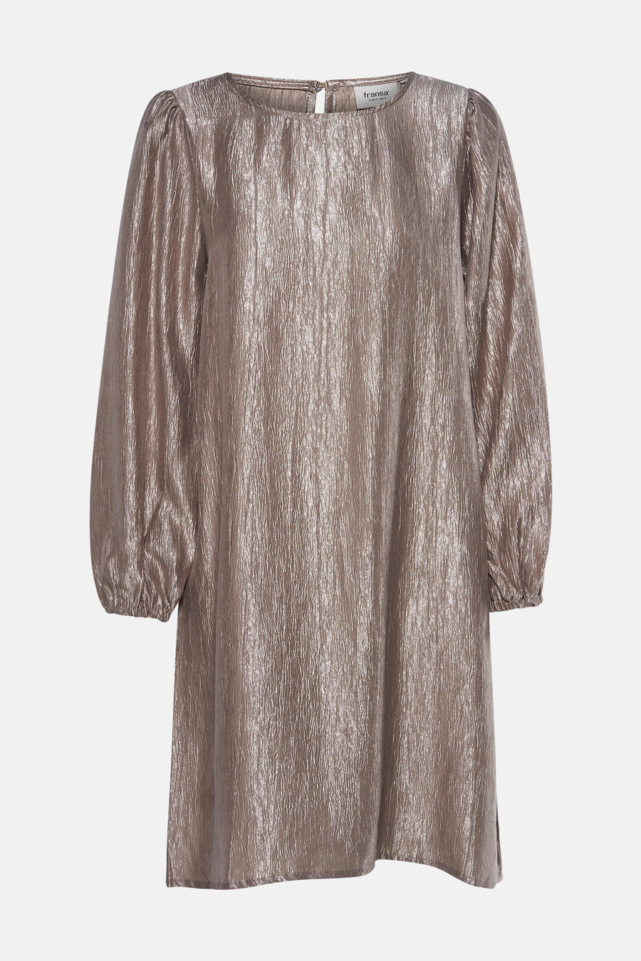 Robe à manches longues - beige - Fransa®