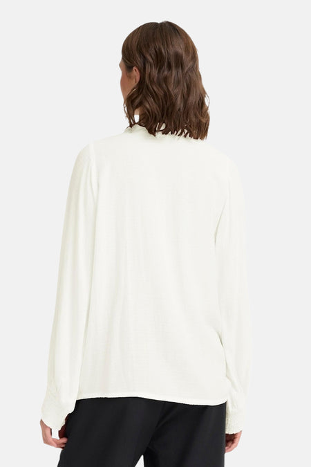 Chemise à manches longues - blanc