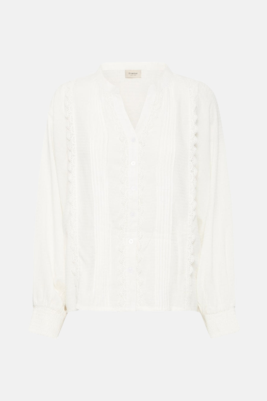 Chemise à manches longues - blanc - Fransa®