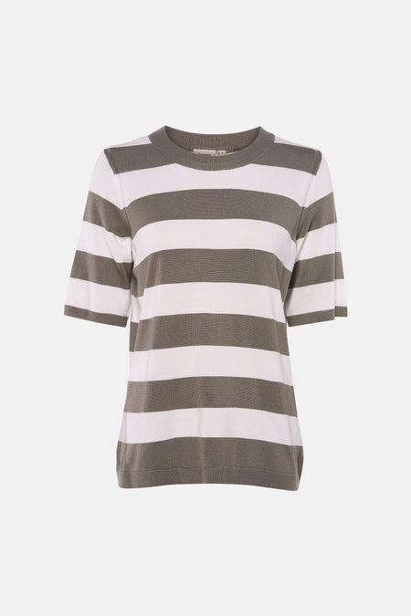 Pull à col rond - Kaki