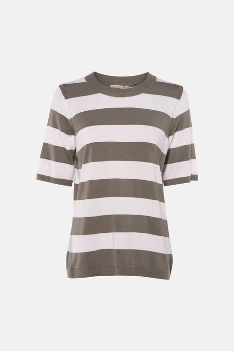 Pull à col rond - Kaki