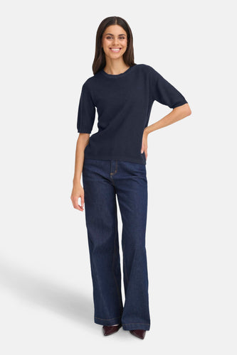 Pull col O bleu - Fransa® - Fransa® - 7