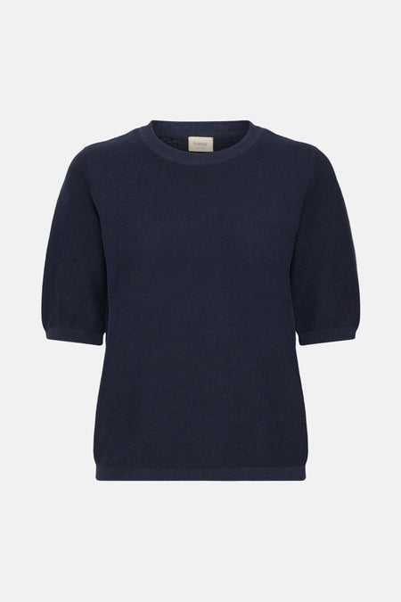 Pull col O bleu - Fransa®