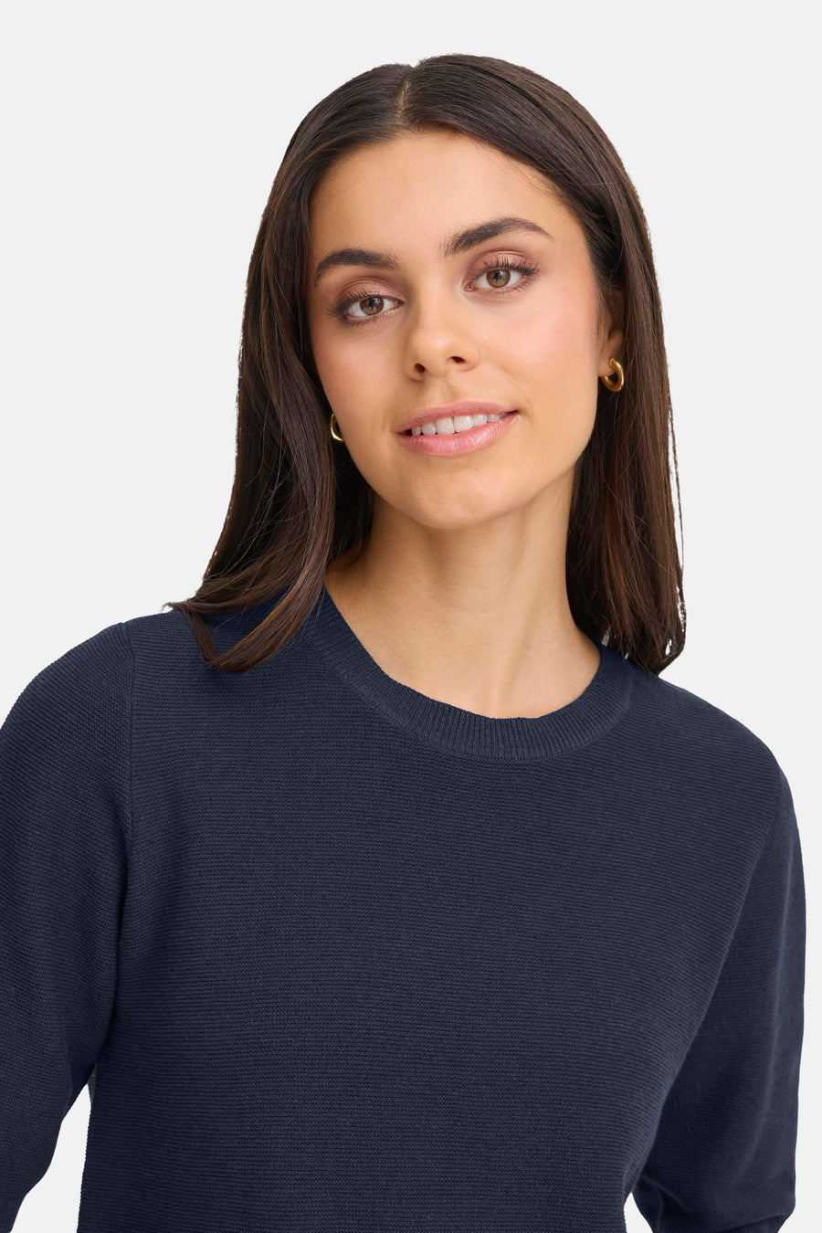 Pull col O bleu - Fransa® - Fransa® - 7