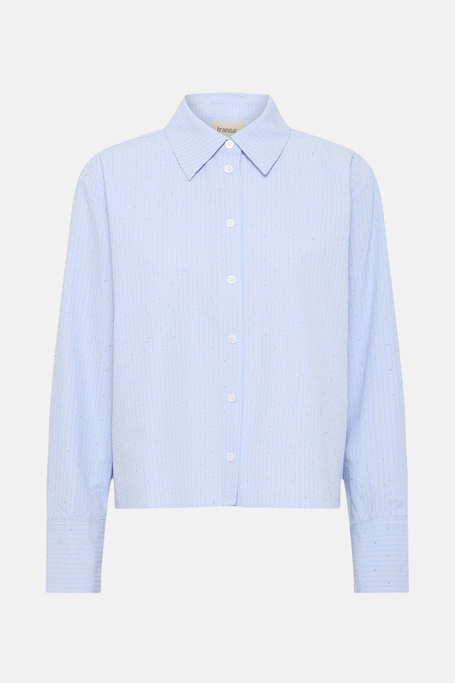 Chemise à manches longues - bleu - Fransa®