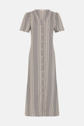 Robes manches courtes gris - Fransa®