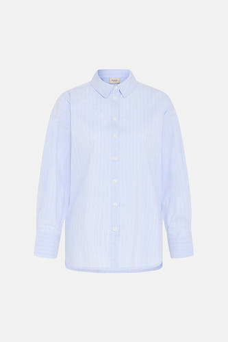 Chemisier (manches longues) bleu - Fransa®