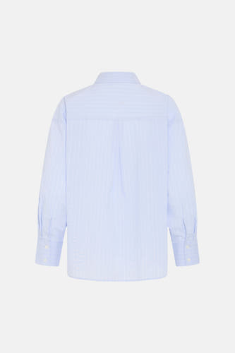 Chemisier (manches longues) bleu - Fransa®