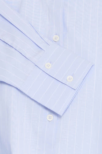 Chemisier (manches longues) bleu - Fransa®