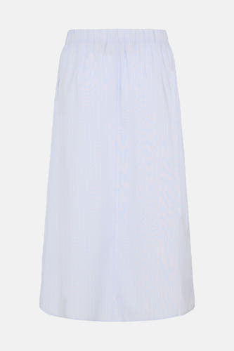 Jupe longue bleue de Fransa, avec un motif rayé et une taille élastique.