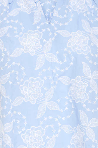 Chemisier (manches courtes) bleu - Fransa®