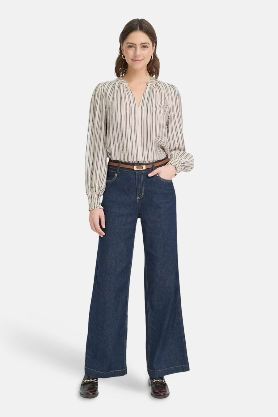 Chemisier (manches longues) Écru - Fransa®