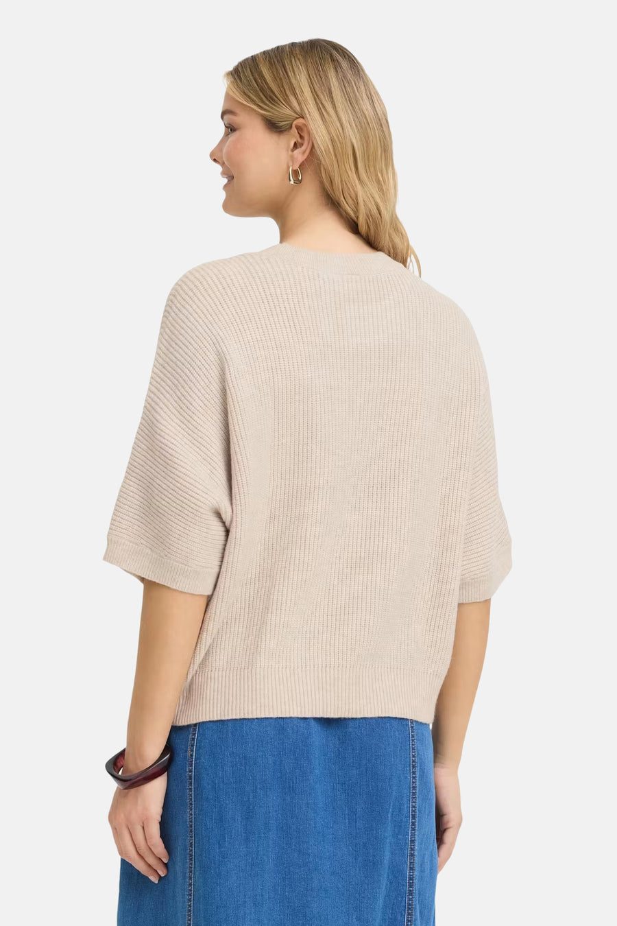 Pull col O - Beige