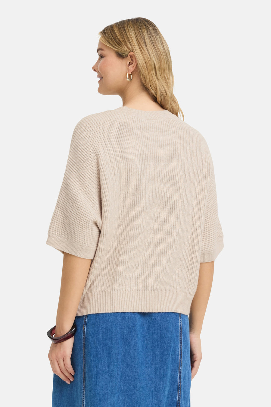 Pull col O - Beige