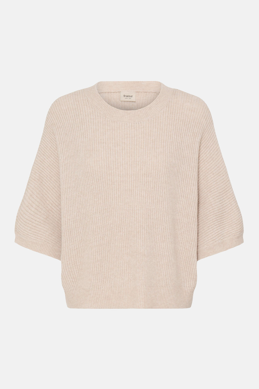 Pull col O - Beige