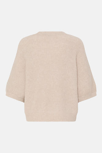 Pull col O - Beige