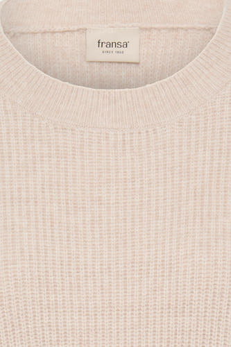Pull col O - Beige