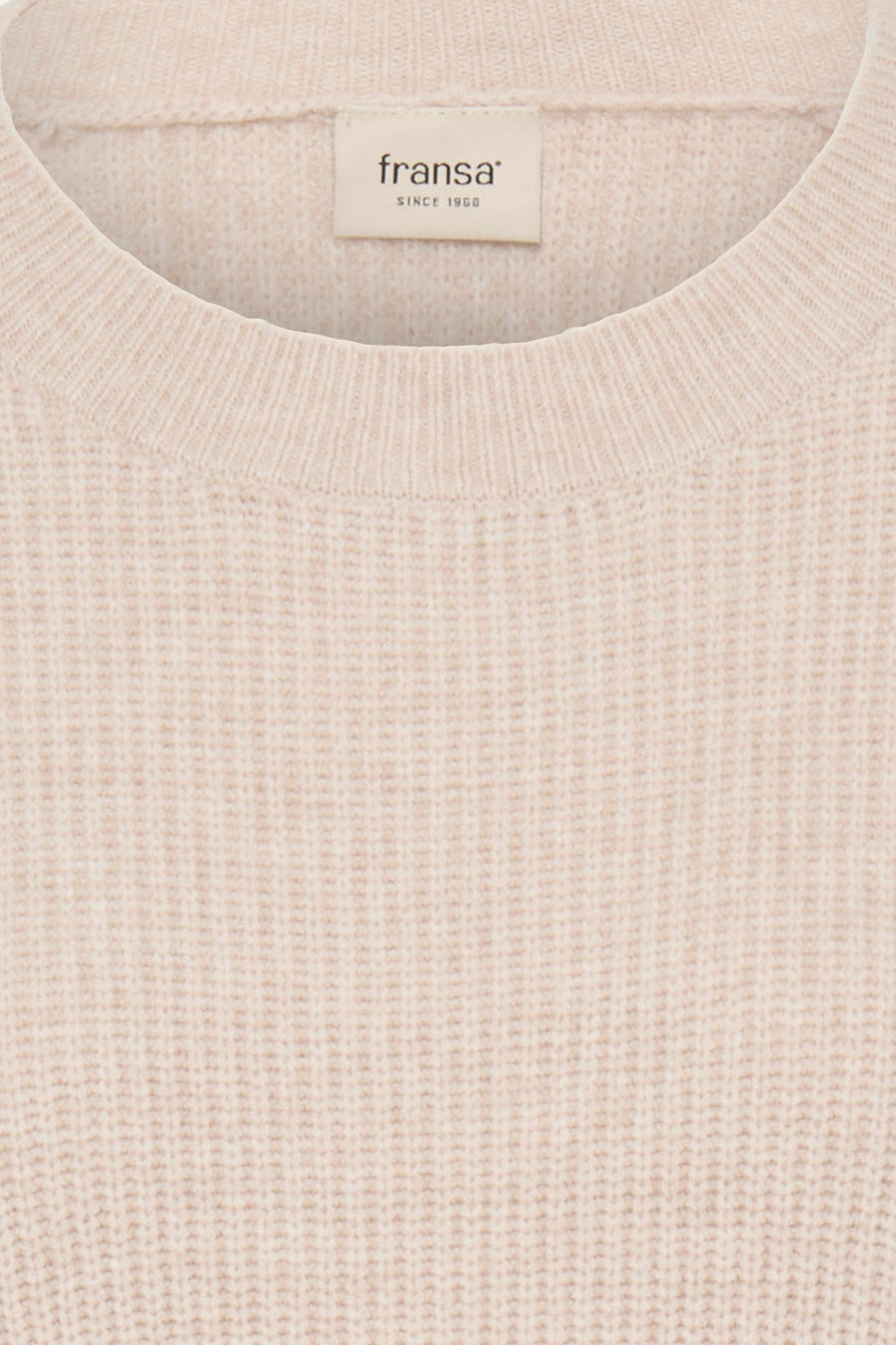 Pull col O - Beige