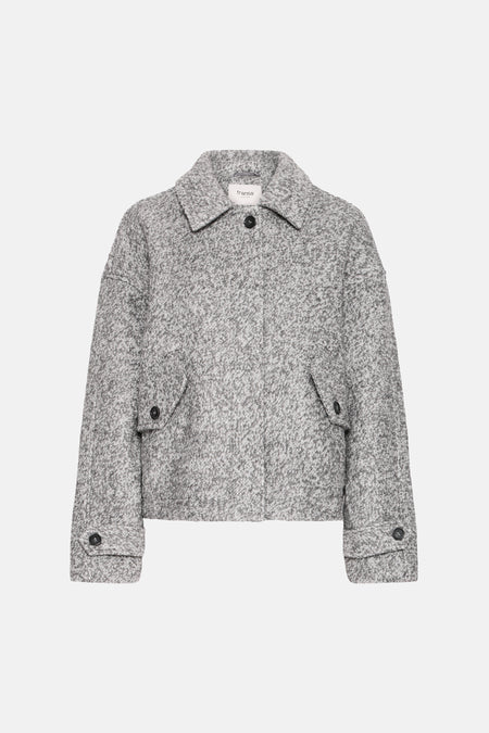 Veste courte gris - Fransa®