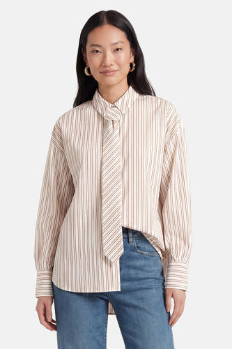 Chemise à manches longues - Blanc