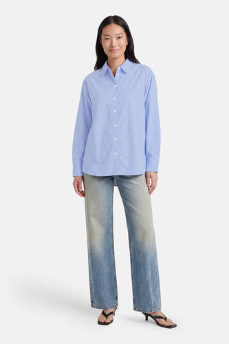 Chemise à manches longues - bleu