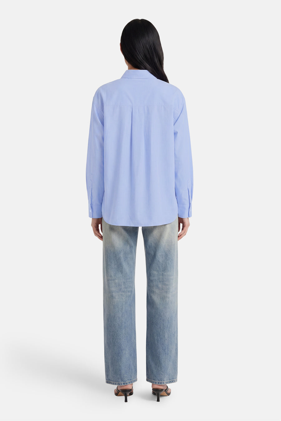 Chemise à manches longues - bleu