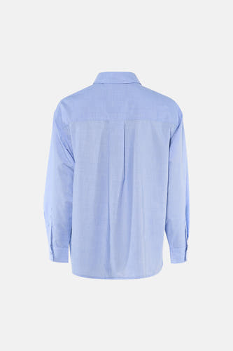 Chemise à manches longues - bleu