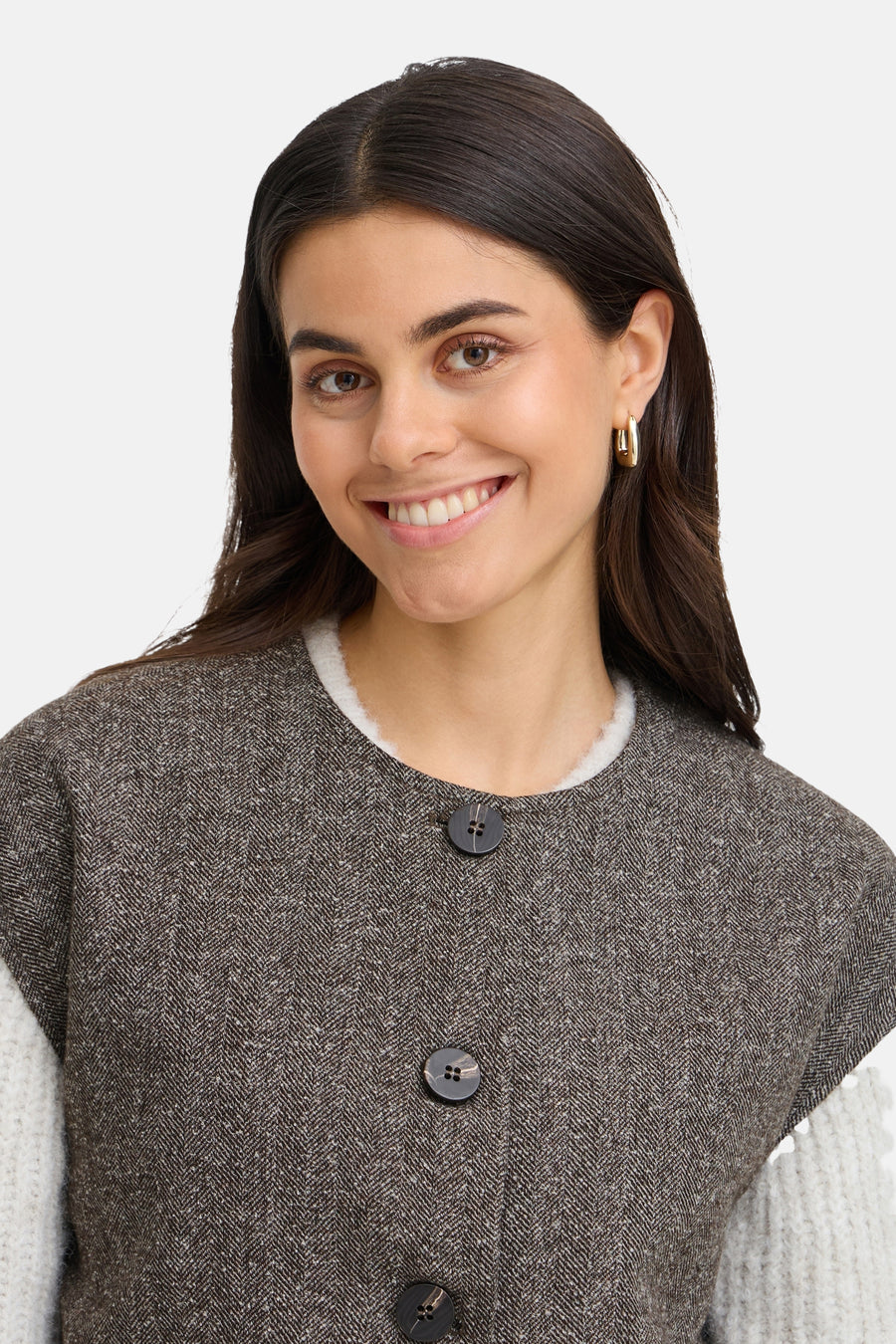 Cardigan brun - Fransa®