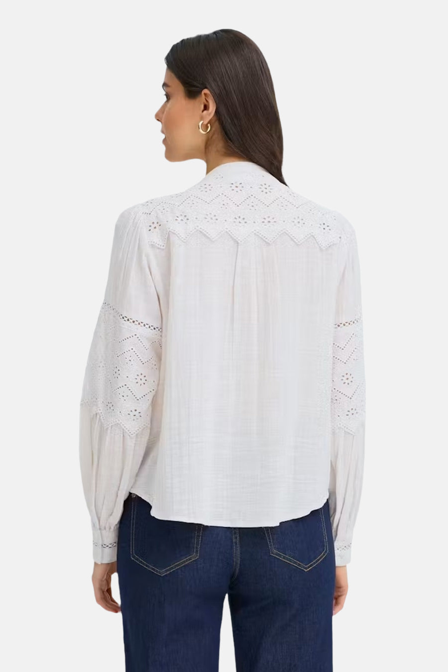 Chemise à manches longues - écru