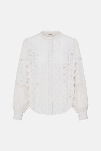 Chemise à manches longues - écru