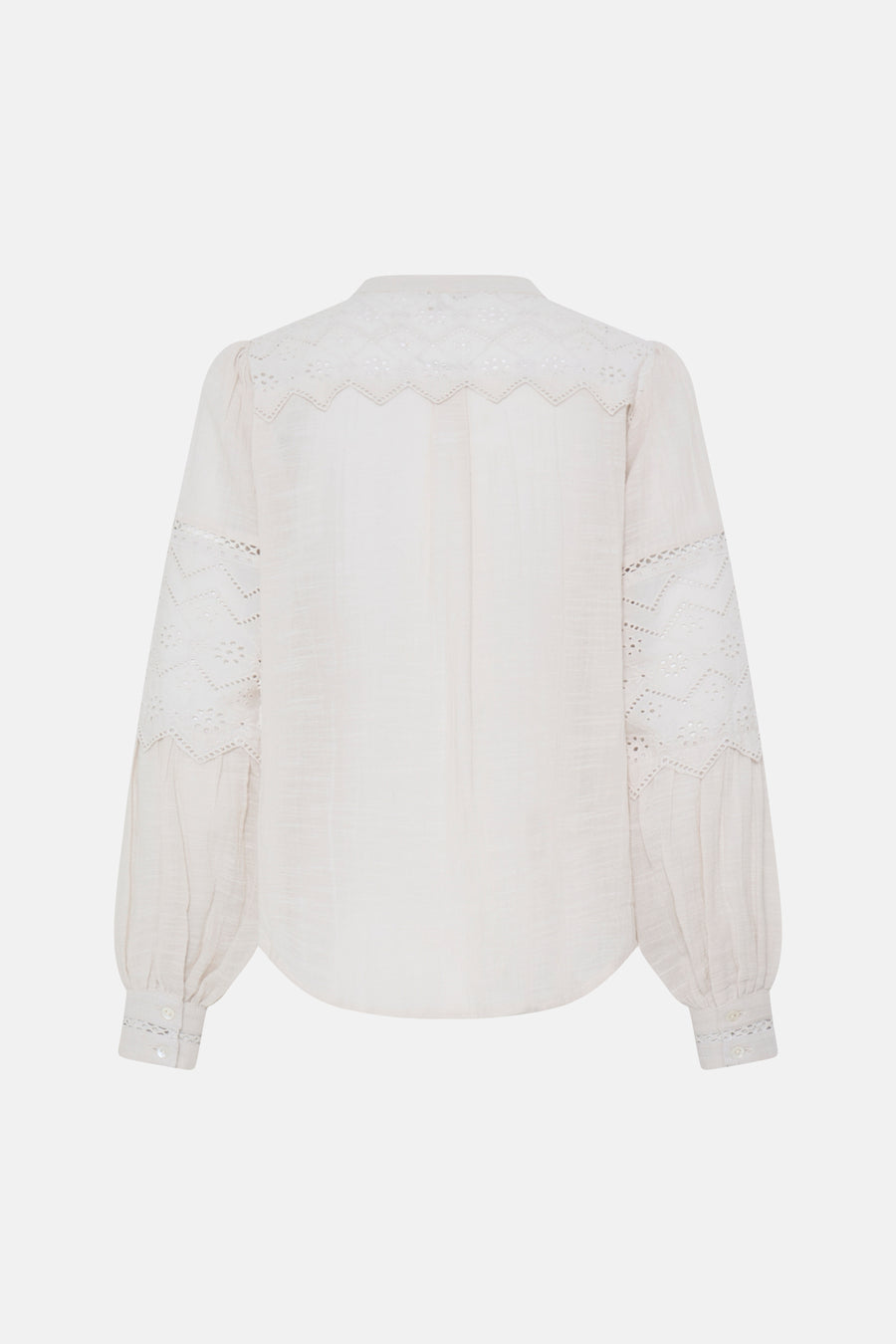 Chemise à manches longues - écru