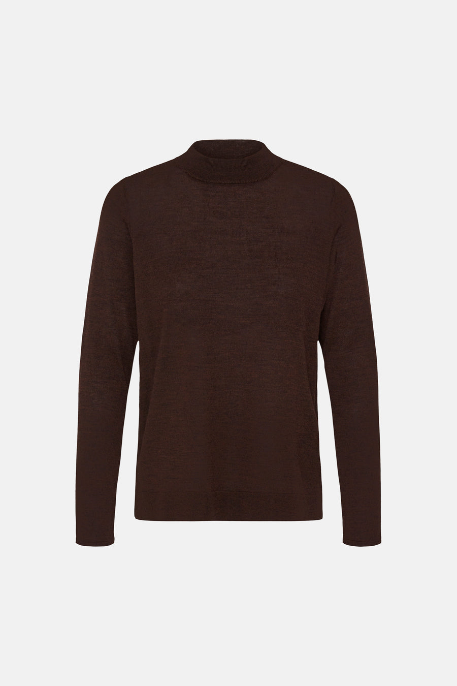 Pull col O brun - Fransa®
