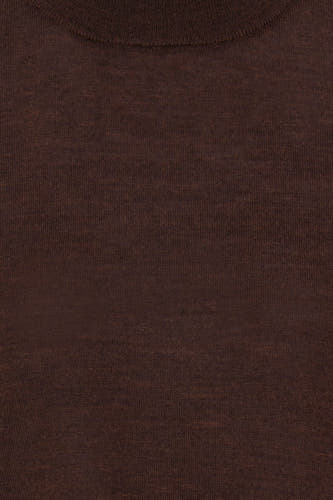 Pull col O brun - Fransa®