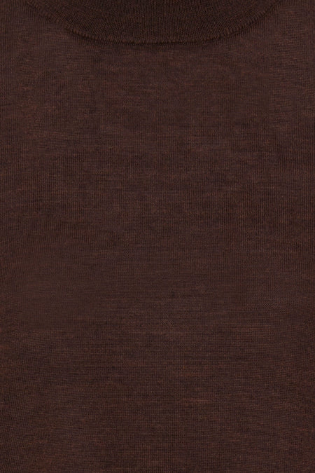 Pull col O - brun