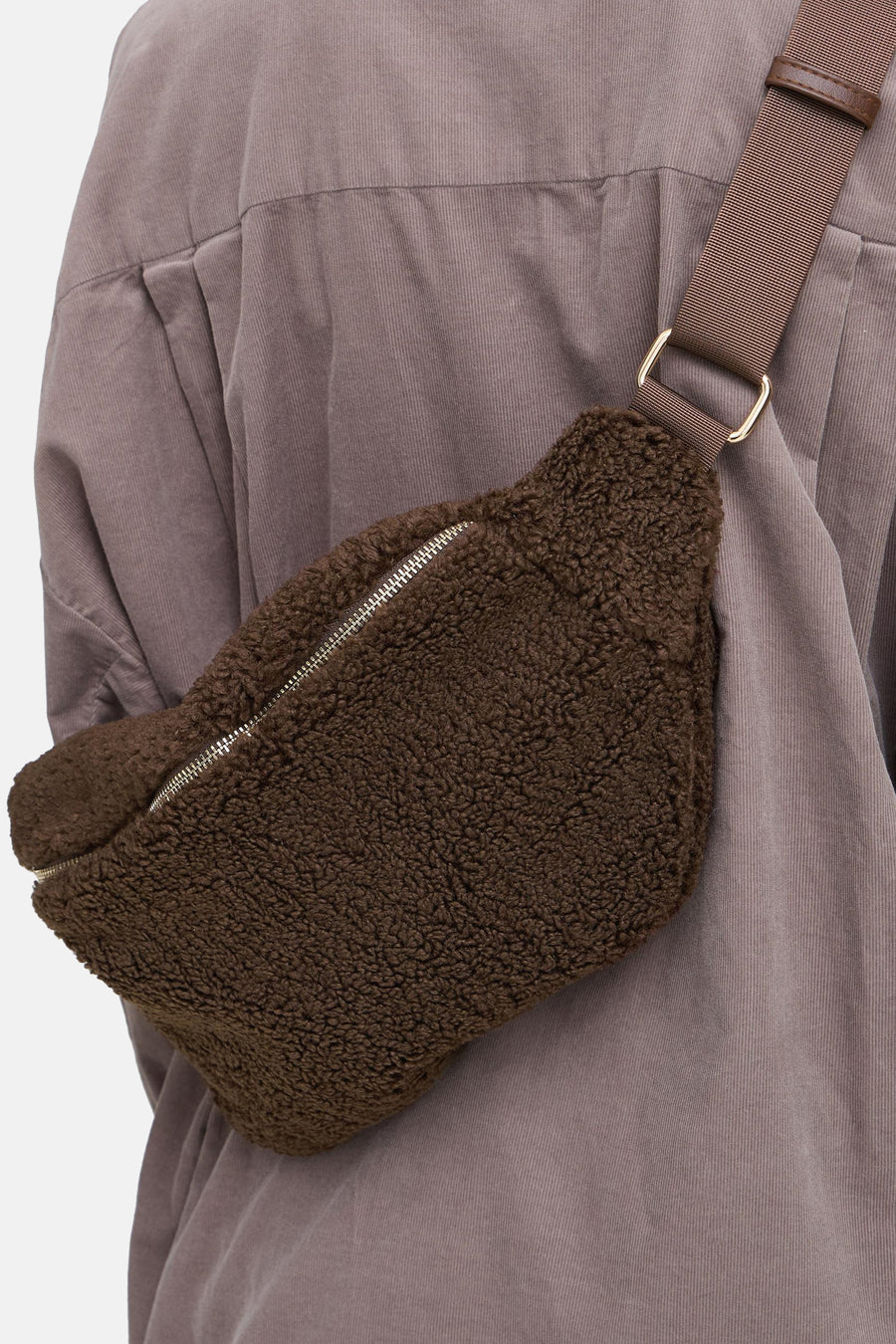 Sac à bandoulière brun - Fransa®