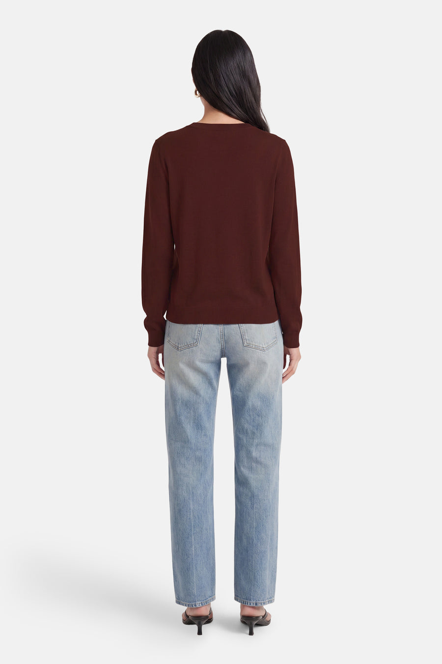 Pull col O - brun
