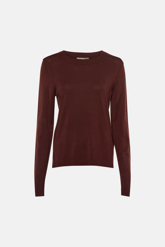 Pull col O - brun