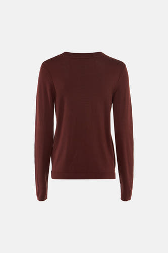 Pull col O - brun