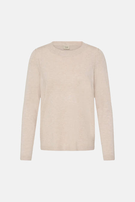 Pull col O - brun