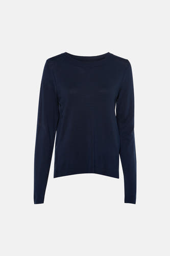 Pull col O - bleu